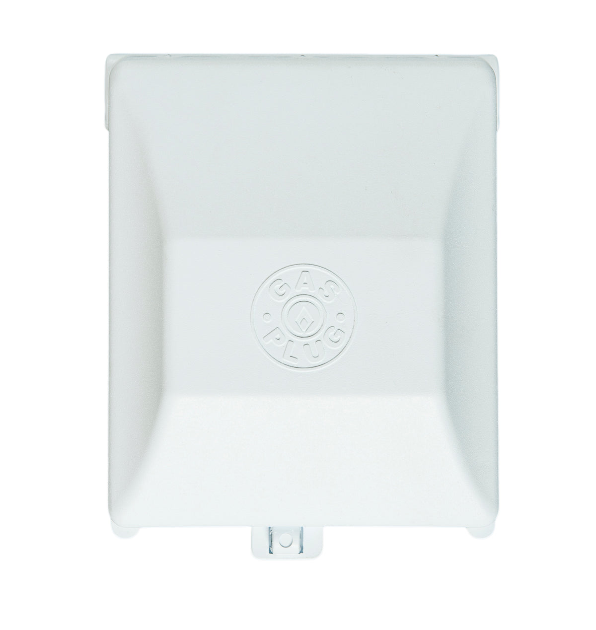 Gas Outlet Box - Burnaby Manufacturing 1/2 PSI Surface Mounted NG / LP Plug, PVC, White (G0101-6W-50)