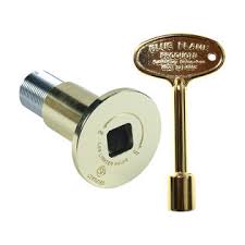 Log Lighter - Valve Assy & Key Only - Brass