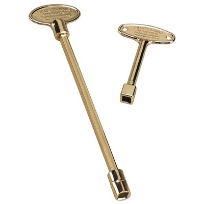 Log Lighter - Polished Brass Key - 3"