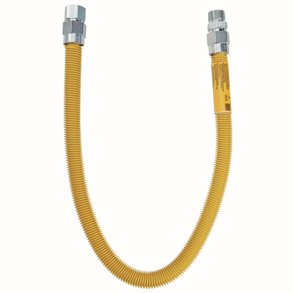 DFM Imp. 30-3131-12 - Appliance Connector, 1/2"MIP(5/8"OD 1/2" ID) x 12"