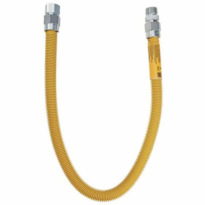 DFM Imp. 30-3131-12 - Appliance Connector, 1/2"MIP(5/8"OD 1/2" ID) x 12"