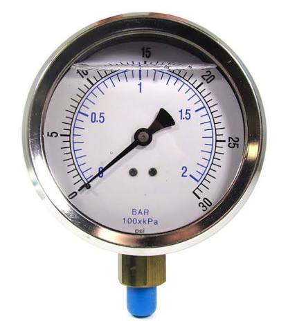 Gauge - 4" Liquide Filled