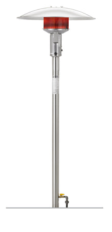 Patio Heater - NG Permanent Electric Ignite Stainless Steel