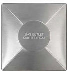 Gas Outlet Box Stainless Steel Dual Load- WWGO-2LB-120