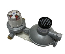 Cavagna Kosan 2-Stage Auto Changeover LP Propane Gas Regulator, 1/4 " Inverted Flare x 1/2”NPT, 3/8” NPT Vent, 160000 BTUs/hr, [R890-0032]