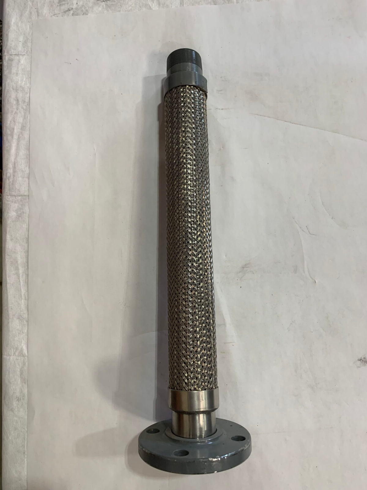 Flextech FTG-32-A-EA-CS-24 - HOSE SS BRAIDED w/ ADAPTER, 2" X 24" MNPT X FJIC