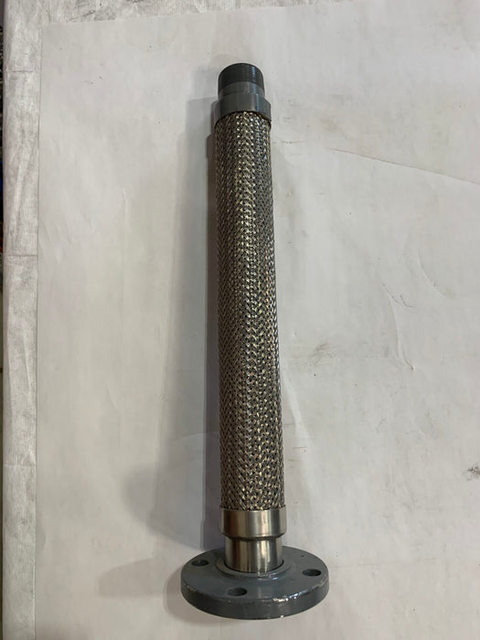 Flextech FTG-32-A-EA-CS-24 - HOSE SS BRAIDED w/ ADAPTER, 2" X 24" MNPT X FJIC