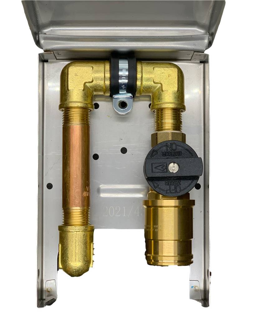 Stainless Steel Gas Plug - 1/2" Quick Disconnect (G0102-SS-50)
