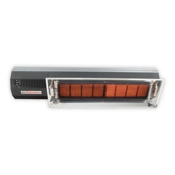 Infratech HAB40NBL - Habanero 2 stage heater hanging infrared Black NG 48"