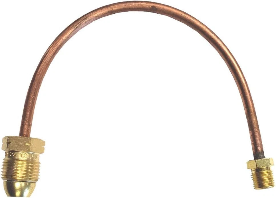 Fairview K810 - Copper Pigtail, Pol x 1/4" - 12" Long