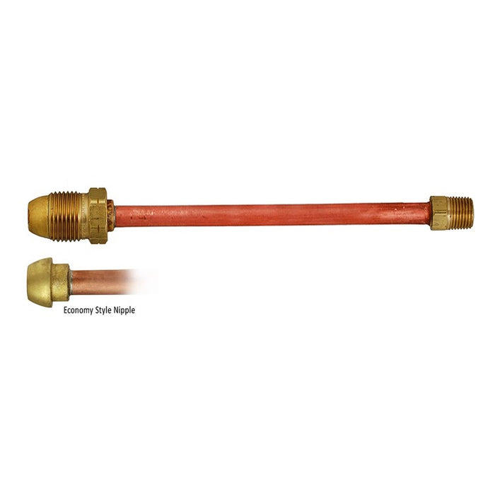 Fairview ME1669-48 - Copper Pigtail, Pol x 1/4" - 48" Long