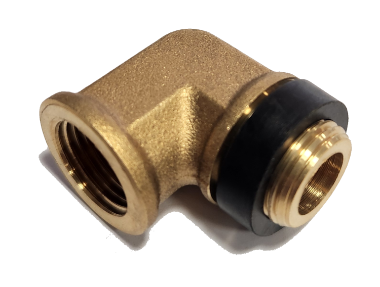 Norgas VE0500 - Vent Elbow w/ gasket 1/2" NPT