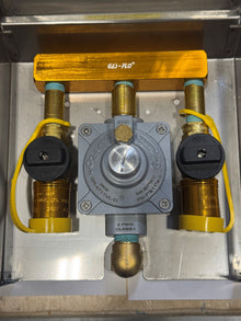 Gas Outlet Box Stainless Steel Dual Load - WWGO-2LB-2-250