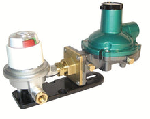 Cavagna Kosan 2-Stage Auto Changeover LP Propane Gas Regulator, 1/4" Inverted Flare x 1/2" NPT, 600 MBTU, [524AC]