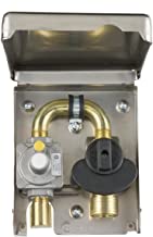 Gas Outlet Box - Burnaby Manufacturing 2 PSI Surface Mounted NG / LP Plug, Stainless Steel (G0101-2#-SS-50)