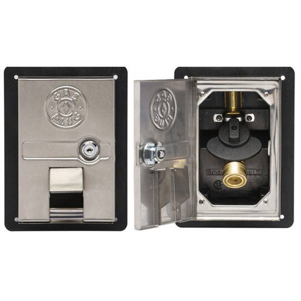 Ss Gas Inlet GR0101-SS-50 Recessed Stainless Steel Gas Outlet Box — Western Water & Gas