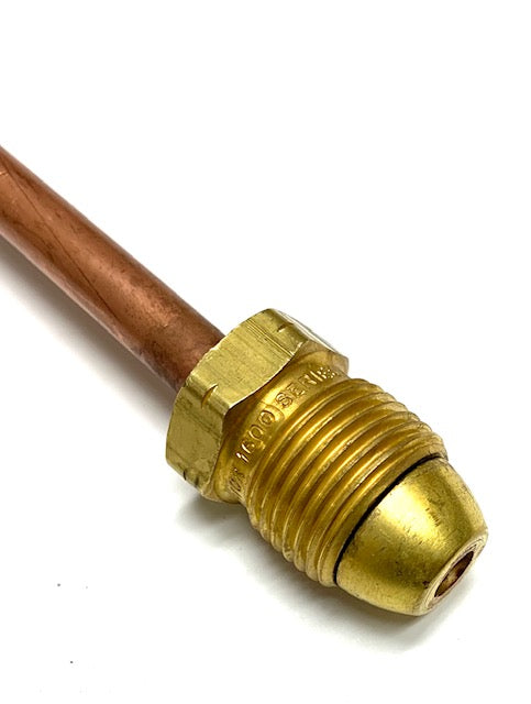 H. Paulin K520 Propane Copper Hogtail - POL x 1/2" x 12" LONG (ME1648L-12)