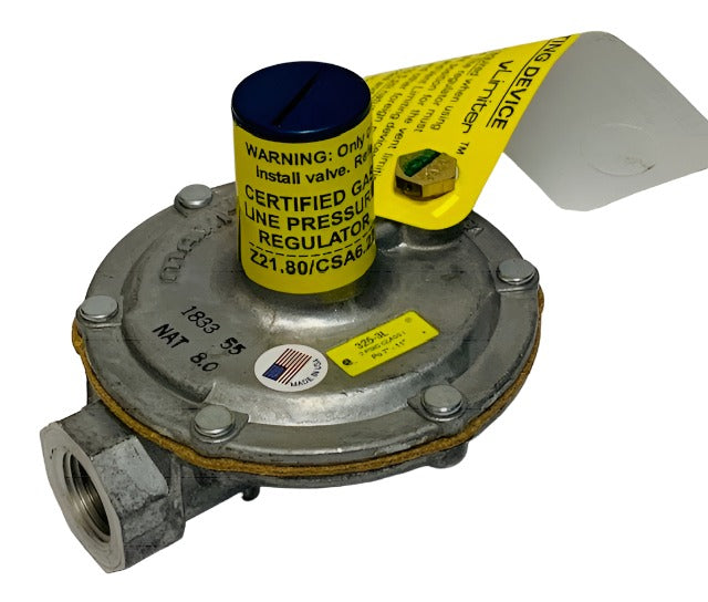 Maxitrol Gas Regulator, 325-3L Lever Acting Line Pressure Regulator for 2 PSI Piping Systems, 1/2"