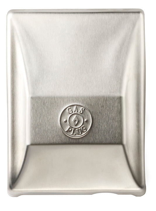 Gas Outlet Box - Burnaby Manufacturing 1/2 PSI Surface Mounted NG / LP Plug, Stainless Steel (G0101-SS-50)