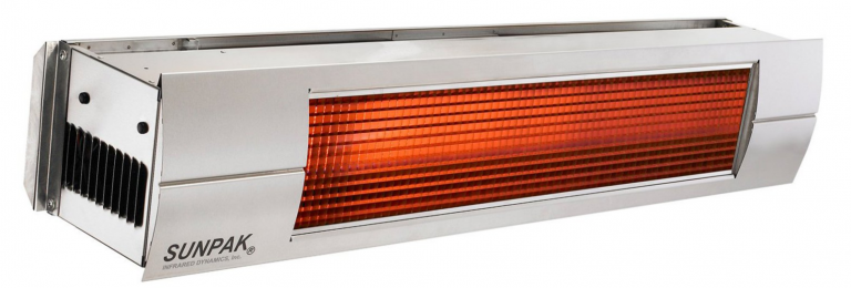 SunPak Heaters, SunPak S34 NG Outdoor Patio Heater, Stainless Steel